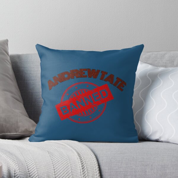 Andrew Tate banned Long Throw Pillow RB0506 product Offical andrew tate Merch