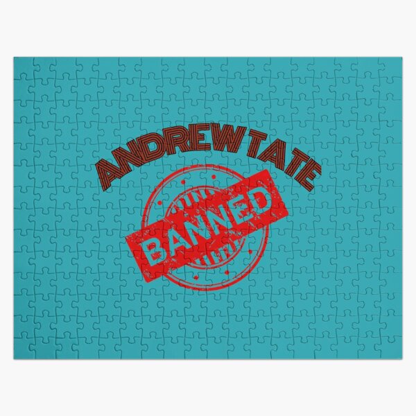 Andrew Tate banned Long  Jigsaw Puzzle RB0506 product Offical andrew tate Merch