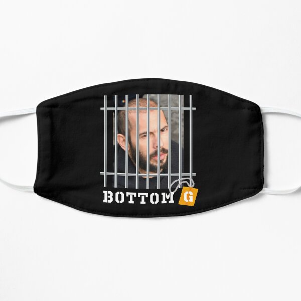 Andrew Tate Bottom G Prison Hair  Flat Mask RB0506 product Offical andrew tate Merch